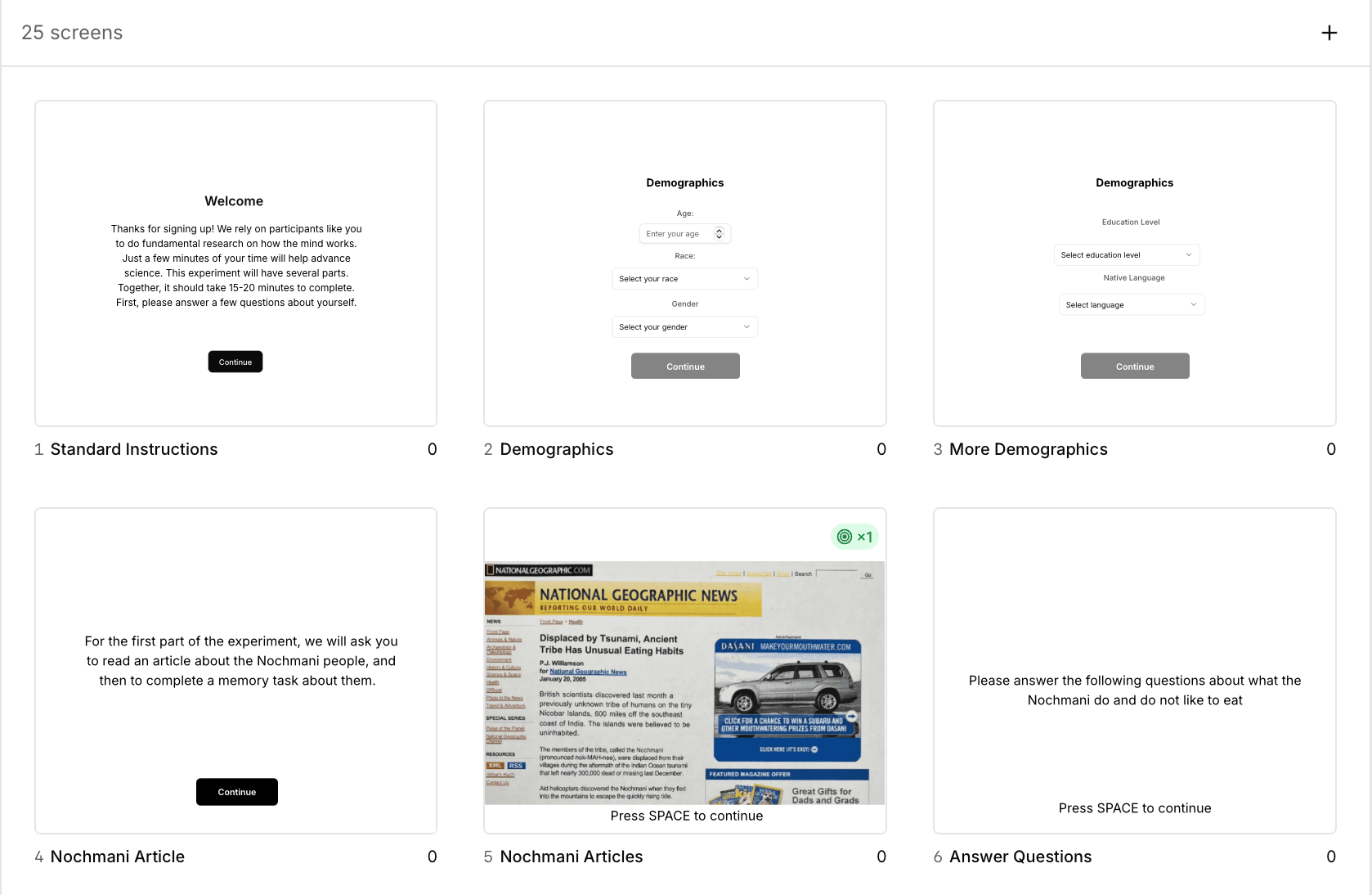 AssessKit project builder interface
